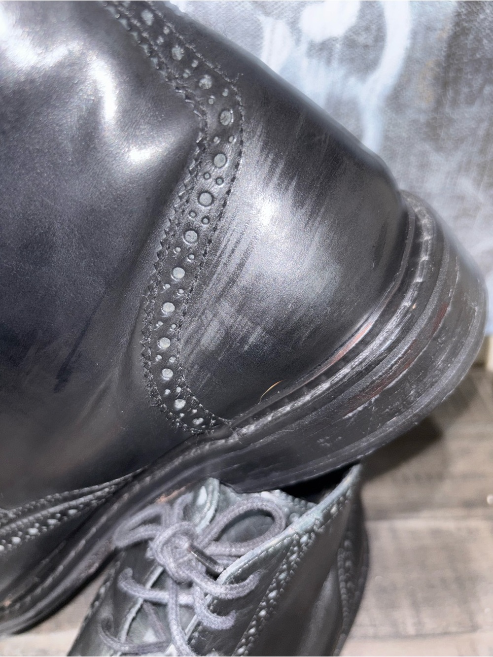Men's Cole Haan Air Colton LEATHER Wingtip Ankle BOOTS 12M - Picture 13 of 13